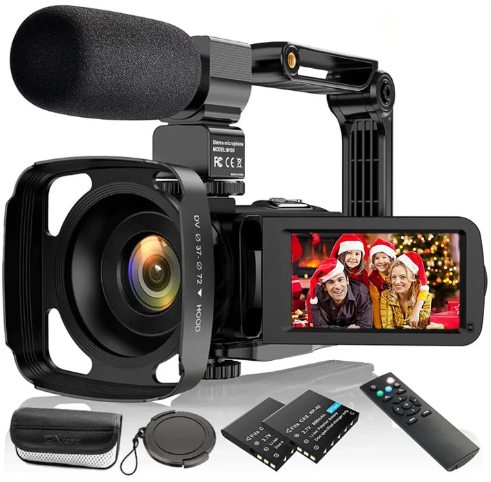 Video Camera Camcorder 2.7K 36MP Digital Camera Recorder 16X Digital Zoom 