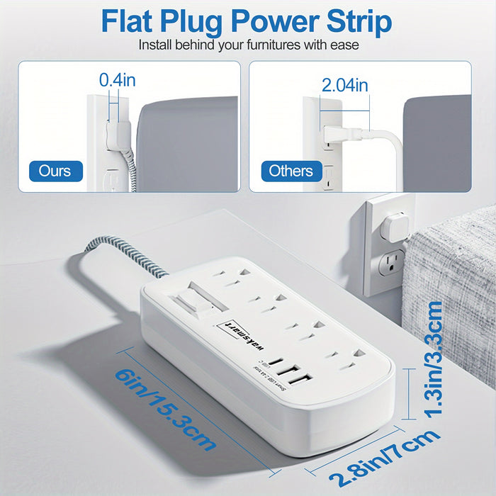 Outlet Surge Protector with USB-C