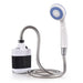 USB Rechargeable Electric Shower Pump for Camping Car Washing Gardening Pet Cleaning