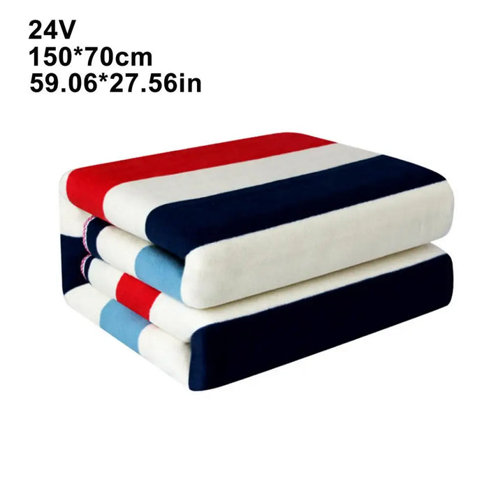 Car Heating Blanket 12V Cigarette Plug Travel Throw Blanket 