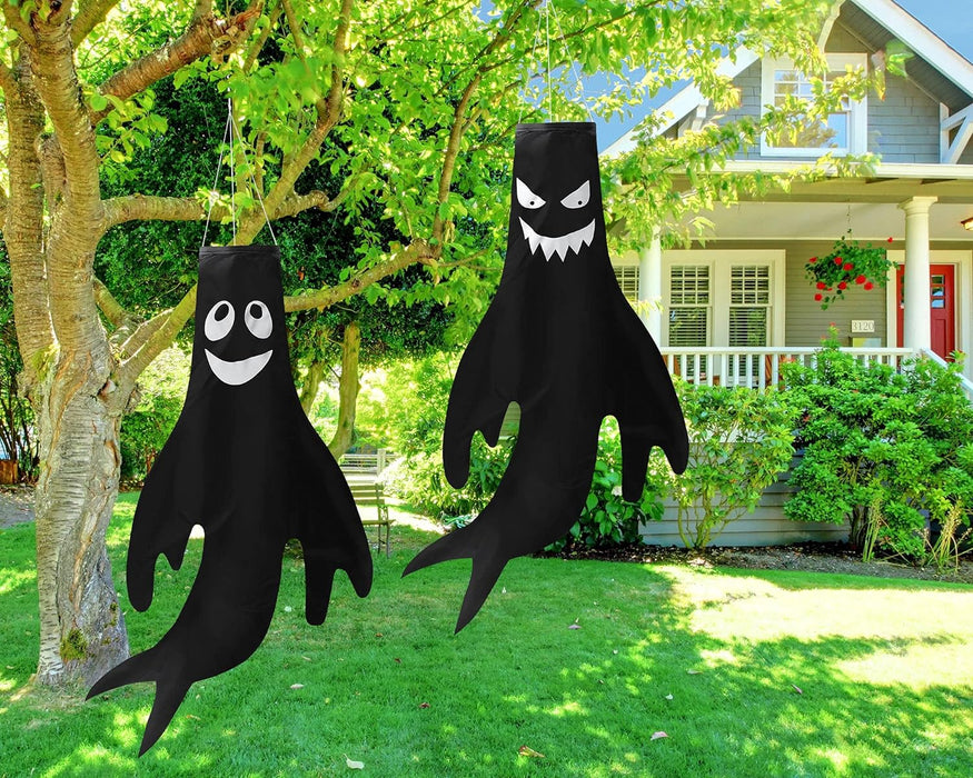 4 Pieces 43 Inch 18 Inch Halloween Ghost Decorations 