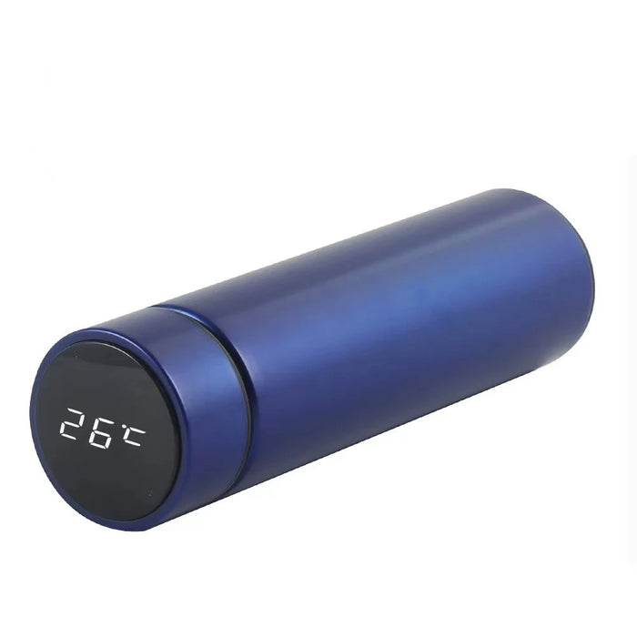 Stainless Steel Thermal Bottle with Digital Thermometer 500Ml 