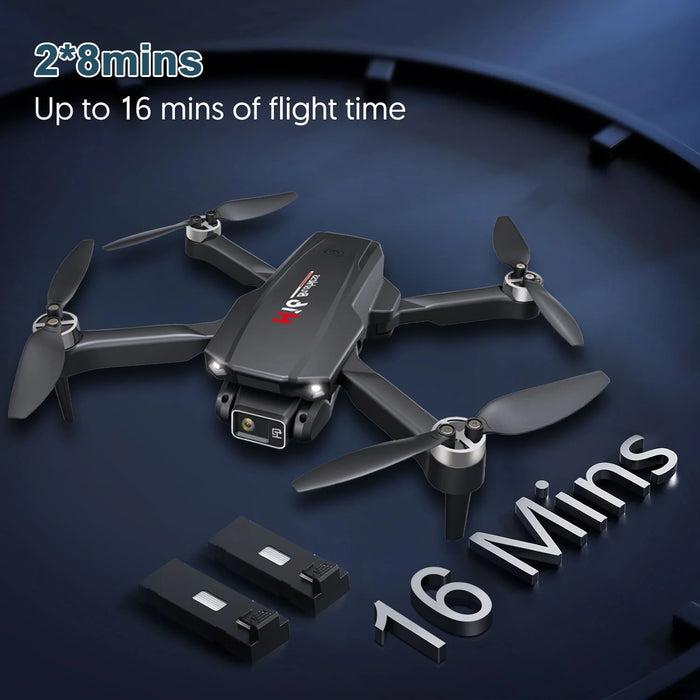 H16 Drone with Camera for Adults 4K, Foldable Drone for Beginners with Brushless Motor, Optical Flow Positioning