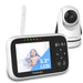 Baby Monitor with Camera and Audio, 3.2" IPS Color Display, Full Remote