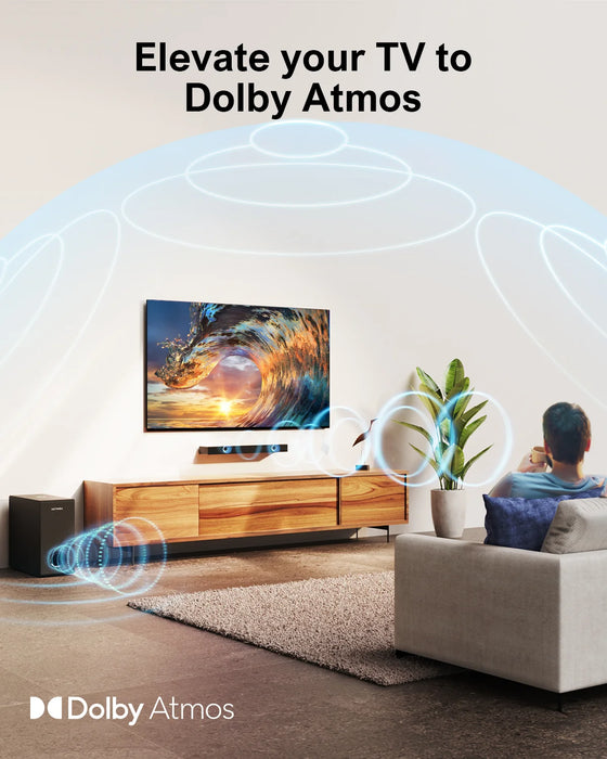 Sound Bar for Smart TV with Dolby Atmos