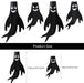 4 Pieces 43 Inch 18 Inch Halloween Ghost Decorations 